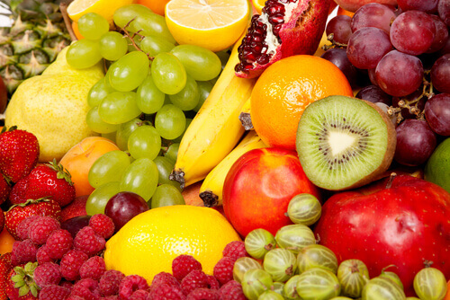 värikkäät hedelmät
