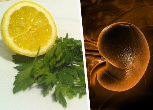 Persilja ja sitruuna munuaisten puhdistukseen