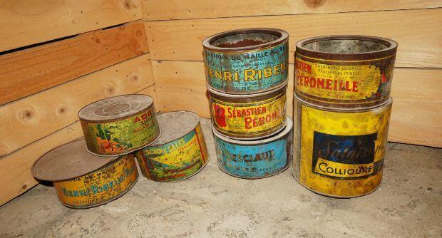 vanhoja säilykkeitä