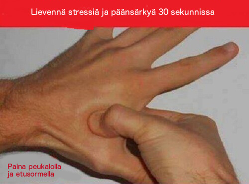 Paina kättä sormilla