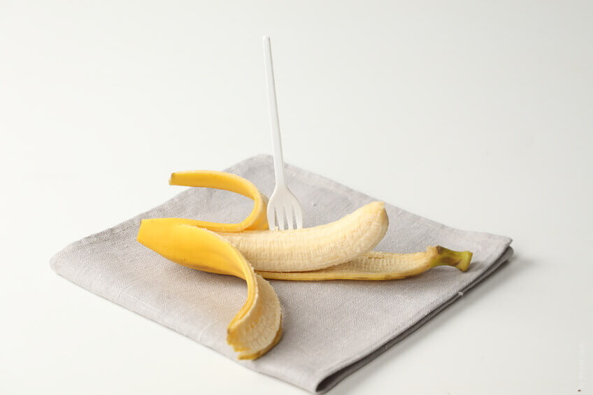 Banaanilla litteä vatsa