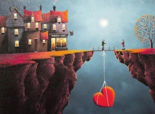 Sydän ja riippuvaisuus suhteessa