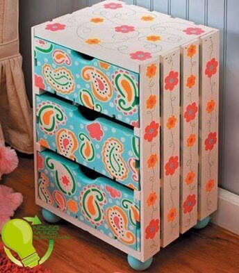 puulaatikot uusiokäytössä;; lelulaatikko