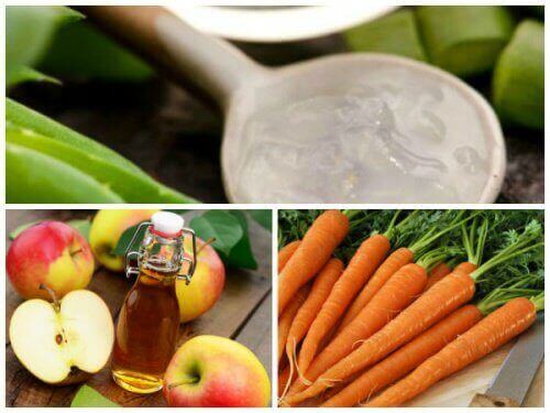 Tämä suonikohjuhoito aloe verasta, porkkanoista ja omenaviinietikasta valmistetaan helposti.