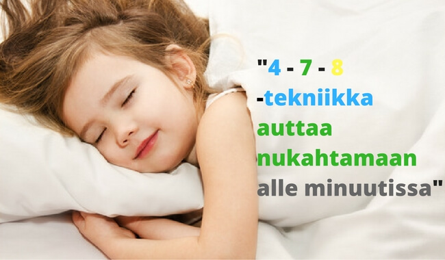 Näin nukahdat alle minuutissa Näin nukahdat alle minuutissa