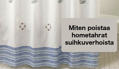 Näin poistat homeen suihkuverhosta luonnollisesti
