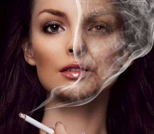 Nikotiini vanhentaa