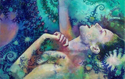 Nainen on emotionaalinen sieni