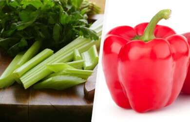 selleri ja paprika