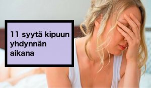 11 syytä kipuun yhdynnän aikana