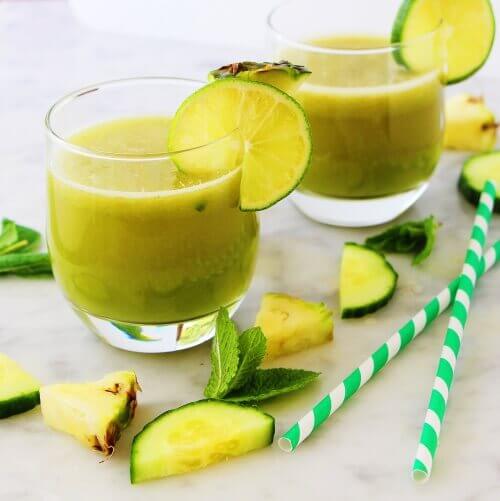 vihreä smoothie