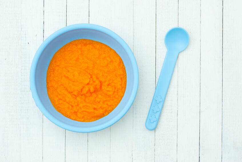 Porkkana sopii myös vauvalle esim. soseen muodossa.