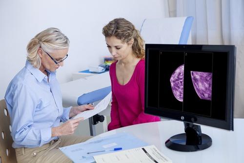 Lääkäri selittää sinulle mammografiatutkimuksen tulokset.