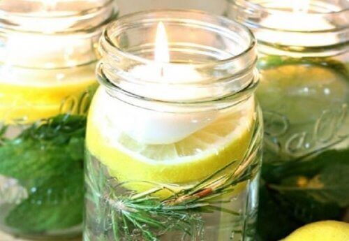 sitruskynttilät ötököitä vastaan