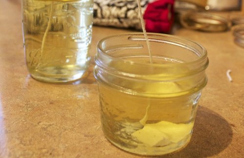 citronellakynttilöiden valmistus