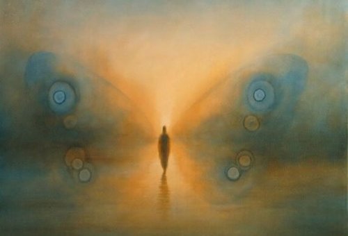 perhosen siivet ja ihminen