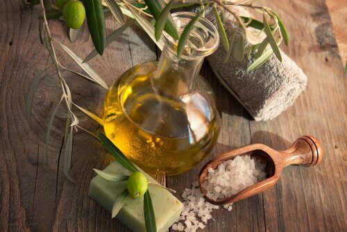 oliiviöljy ja suola