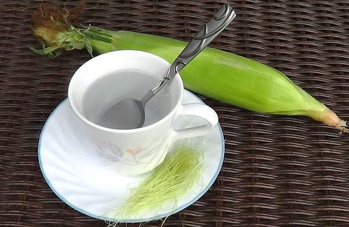 juoma maissintähkän silkistä