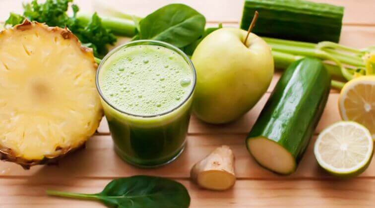 vihreät detox-juomat