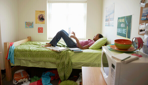 siivoamalla makuuhuoneesta terveellisempi