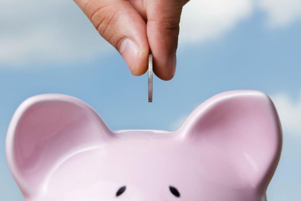 raha menee säästöpossuun