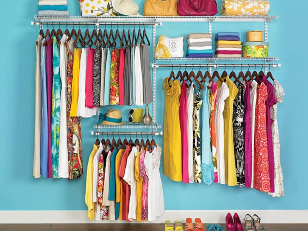 vaatteet järjestykseen