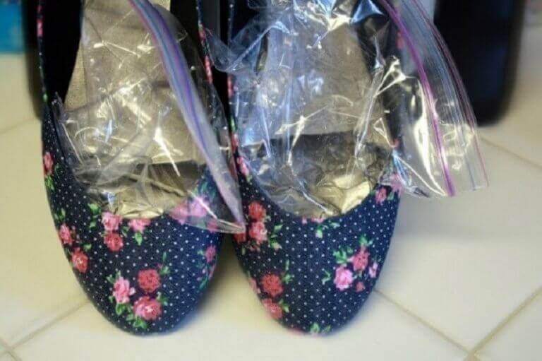 vesipussit kengissä