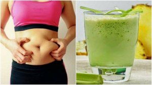 Smoothie selleristä ja ananaksesta painonpudotukseen