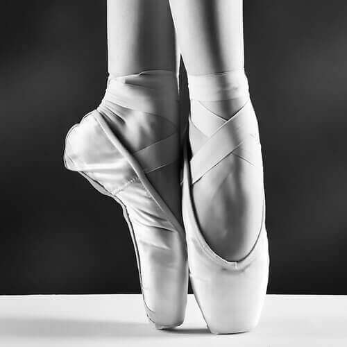 balettitanssijan jalat
