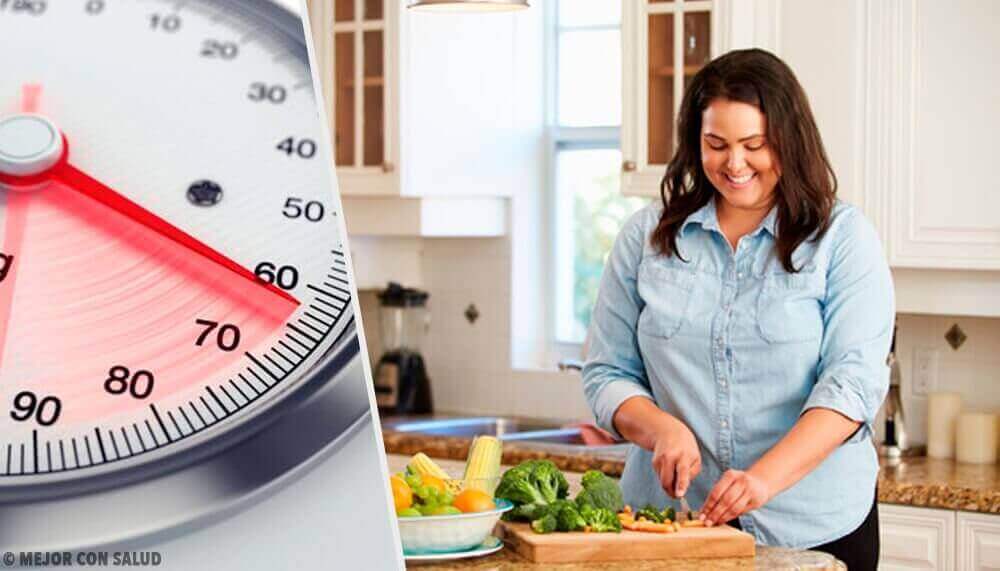 nainen on dieetillä