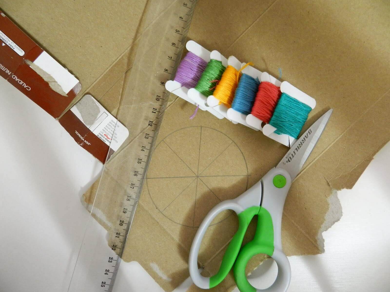 askartelu: lankoja ja sakset