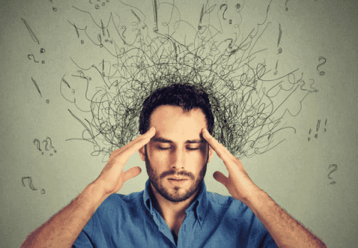 stressin negatiiviset vaikutukset: ajatukset eivät kulje