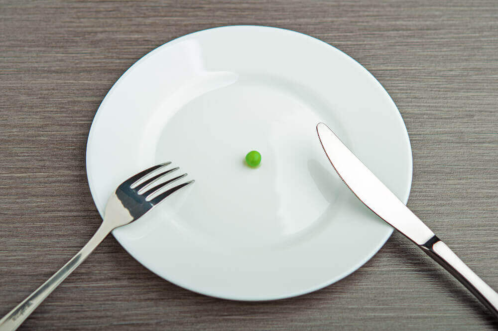 ruokavirhe on liian niukka dieetti