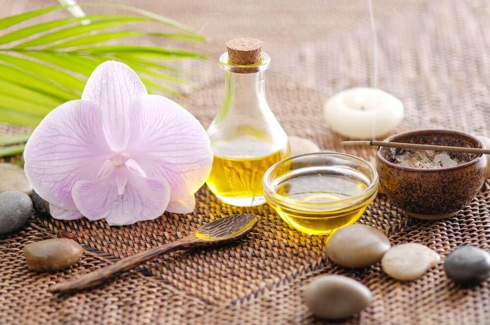 kookosöljy kovettumien pehmentämiseksi