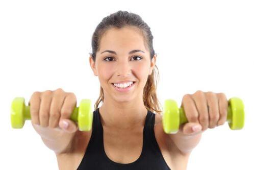 nostot käsipainoilla