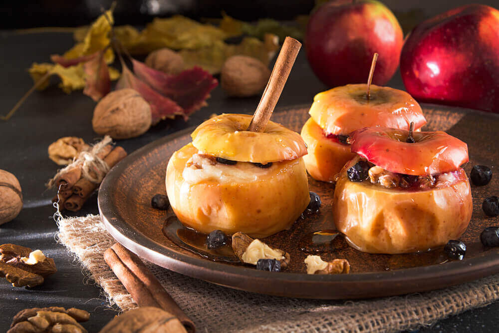 Omenoita voi paistaa uunissa