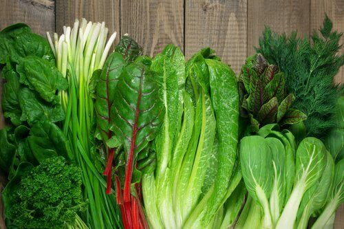 miten hoitaa syyliä ruokavalion avulla: vihreät kasvikset