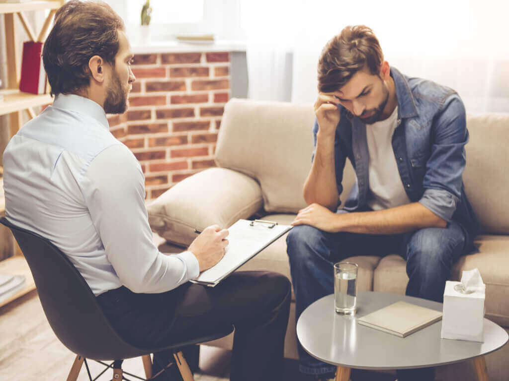 psykologin vastaanotolla