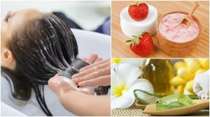 Luonnollisia kosteuttavia hiusnaamioita