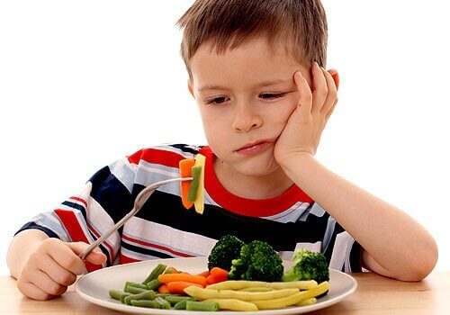 Lapsi ei suostu syömään kasviksia