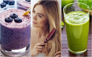 Smoothiet hiusten vahvistamiseksi
