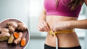 Juoma kurkumasta ja inkivääristä aineenvaihdunnan kiihdyttämiseksi