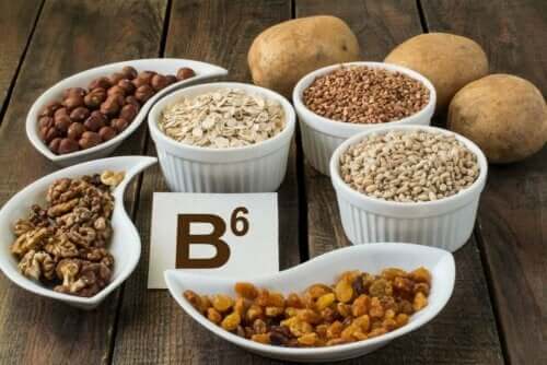 B-ryhmän vitamiinit sisältävät yhteensä kahdeksan eri vitamiinia, joista yksi on B6 eli pyridoksiini