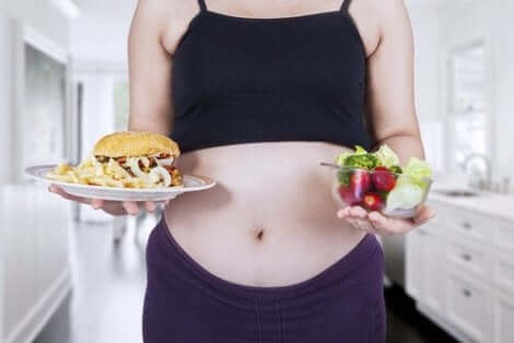Raskausaikana tulisi syödä terveellisesti