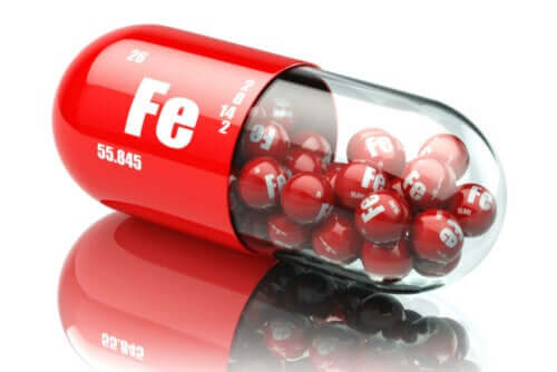 Rautalisää kapselissa.