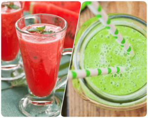 Kesäjuomia hedelmistä