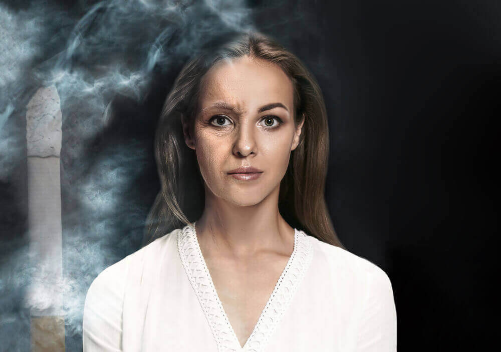 Tupakointi voi aiheuttaa harmaita hiuksia nuorena.