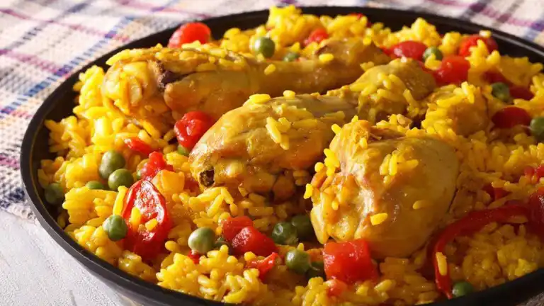 Kolumbialainen riisi ja kana - Askel Terveyteen