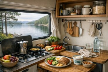 Kuinka ylläpitää terveellistä ruokavaliota matkailuautolla matkustettaessa